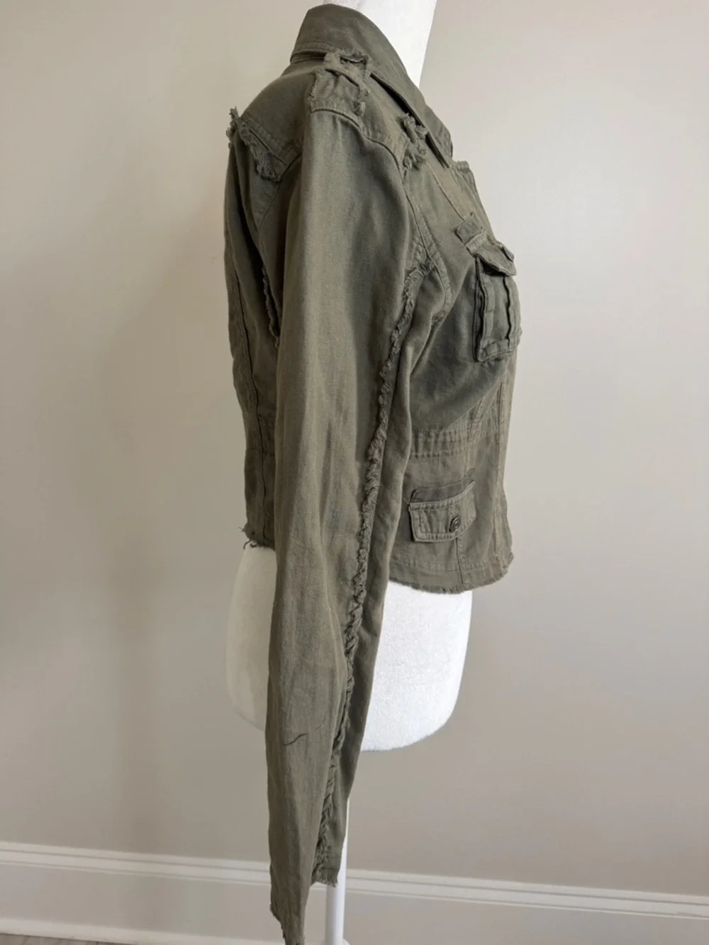 NEW! URBAN OUTFITTERS Olive Military-Style Women's Jacket size small